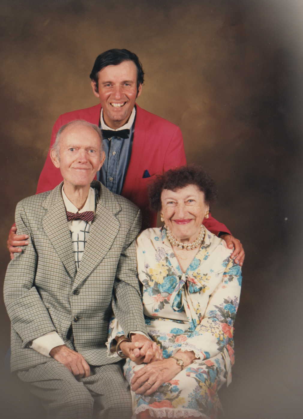 A historical portrait of Ricky Starr with his family
